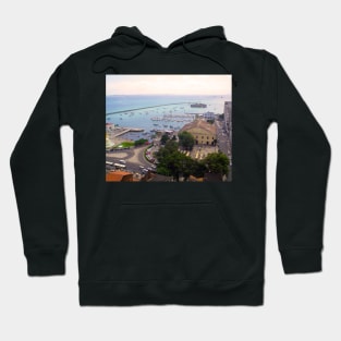 Mar da Bahia Fortification of Saint Marcelo and Mercado Modelo Hoodie